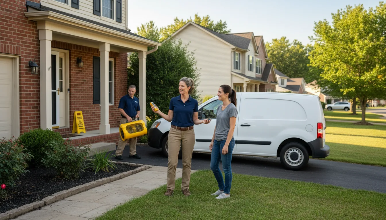 Water restoration image for Fire And Smoke Damage Restoration in Center, ND
